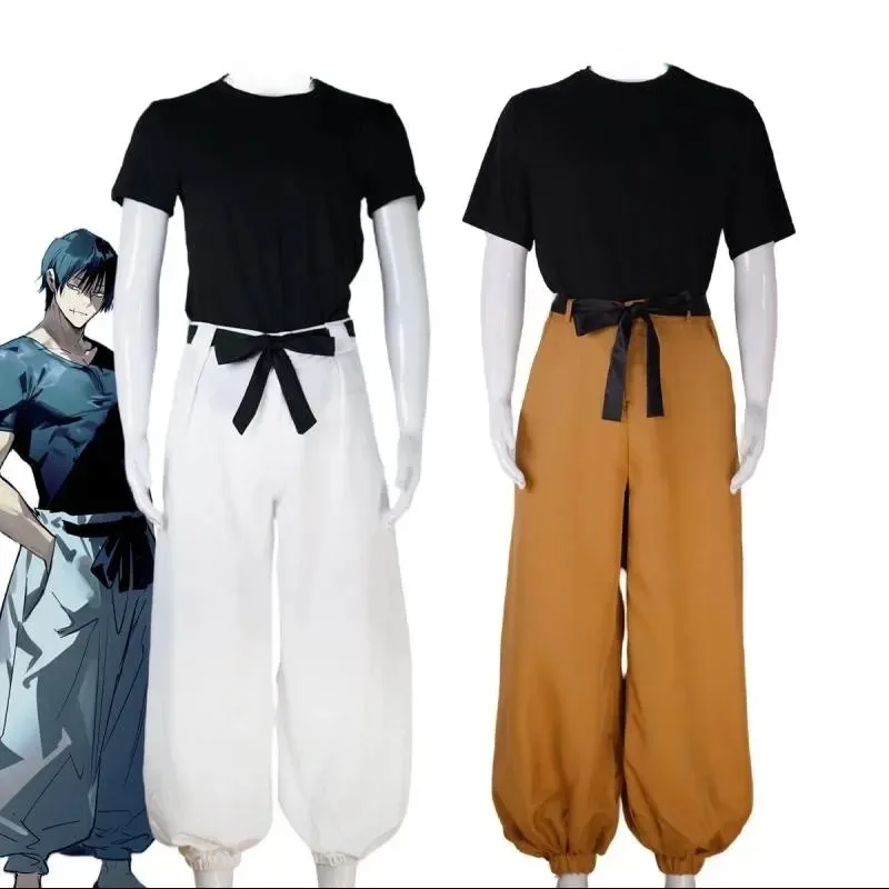 

Jujutsu Kaisen Toji Fushiguro Cosplay Costume Anime Fushiguro Toji Cosplay Uniform Top Pants Suit Halloween Costume for Men Boy
