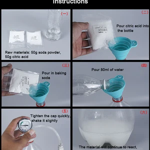 Aquário gerador de co2 reator ácido cítrico cozimento refrigerante em pó plantas tanque de peixes diy sistema co2 kit acessórios para limpeza doméstica 8 principais vendas bicarbonato de sódio em pó - №1