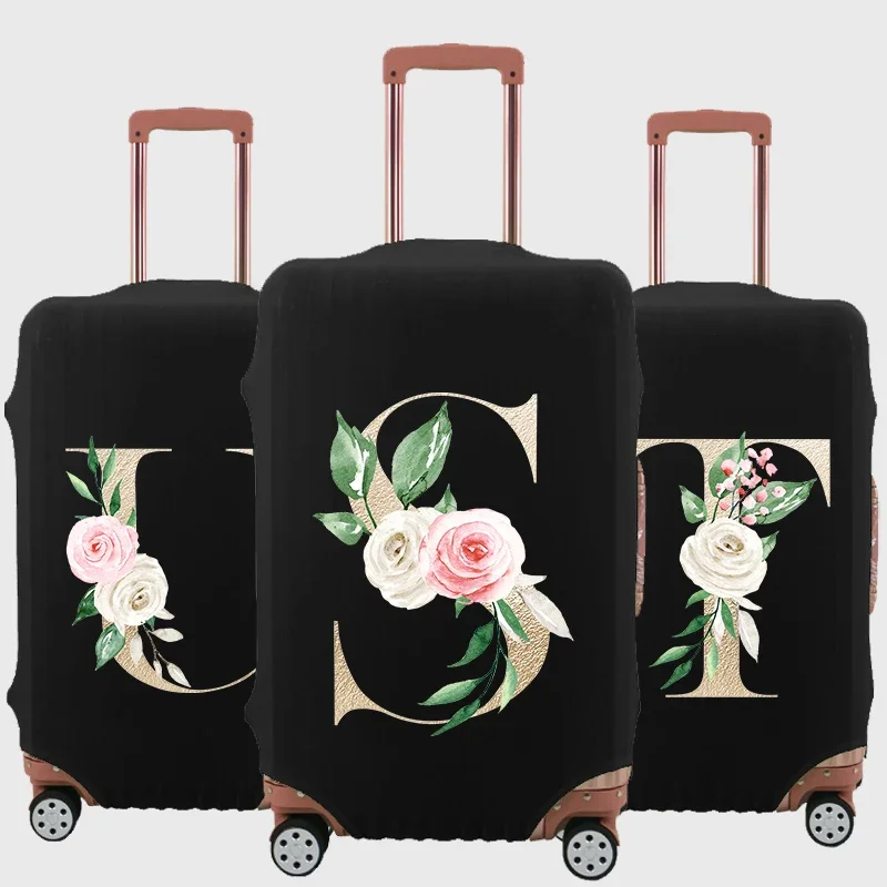 

Luggage Cover gold letter Print Suitcase Covers Apply To18-28 Inch Dustproof Thickening Wear-resistant Travel Accessories