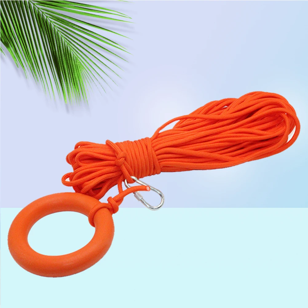 

30M Lifesaving Rope Lanyard Bracelet Water Snorkeling Floating Polyethylene Acrylic Strong Durable Large Swimming Pools