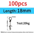 100pcs 18mm