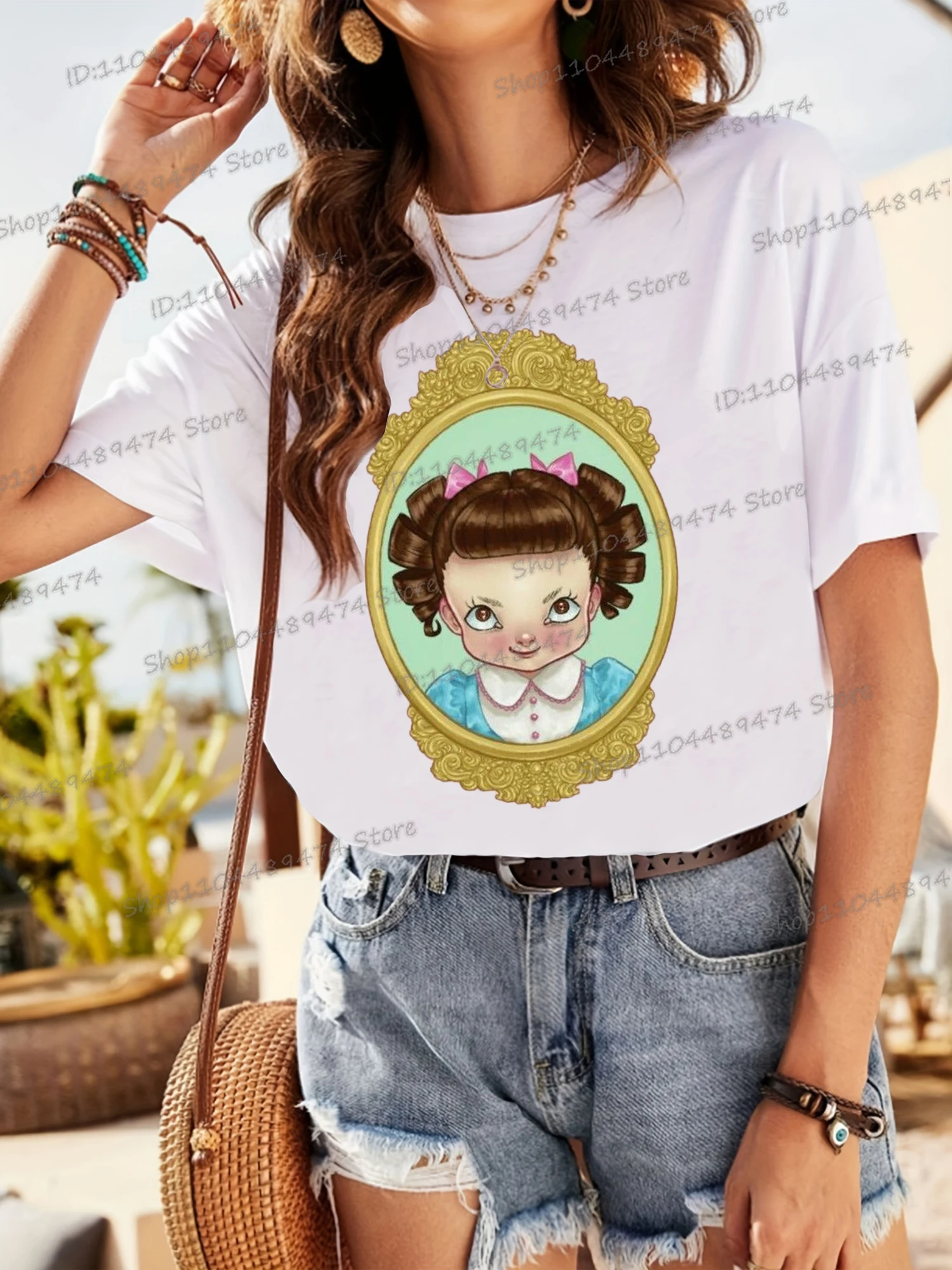 

Melanie Martinez Music Album Funny T-Shirt Fashion Women Shirt Hip Hop Short Sleeve Streetwear Melanie Martinez Singer Tshirt