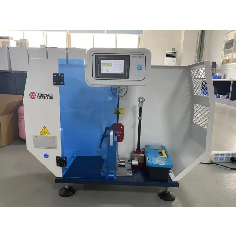 Labor Hochwertige SPS ISO 9854 Kunststoffindustrie Stärke Charpy Pendel Impact Tester für HDPE PPR U-PVC Rohre