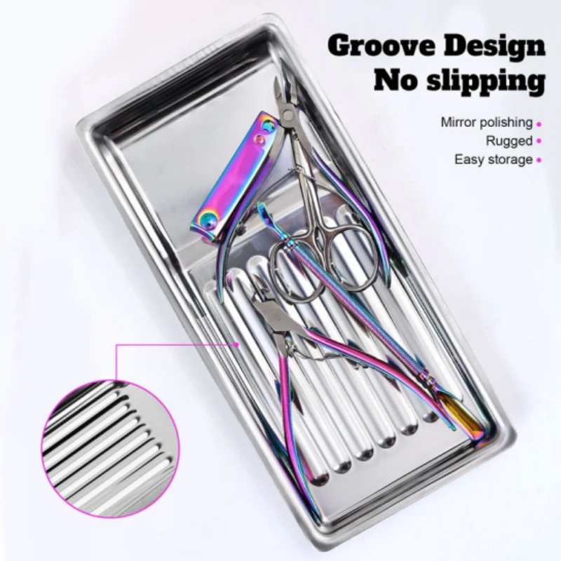 Dental Sterilization Tray Stainless Steel Surgical Instruments Disinfection Plate Autoclavable Dentist Storage Box view 3