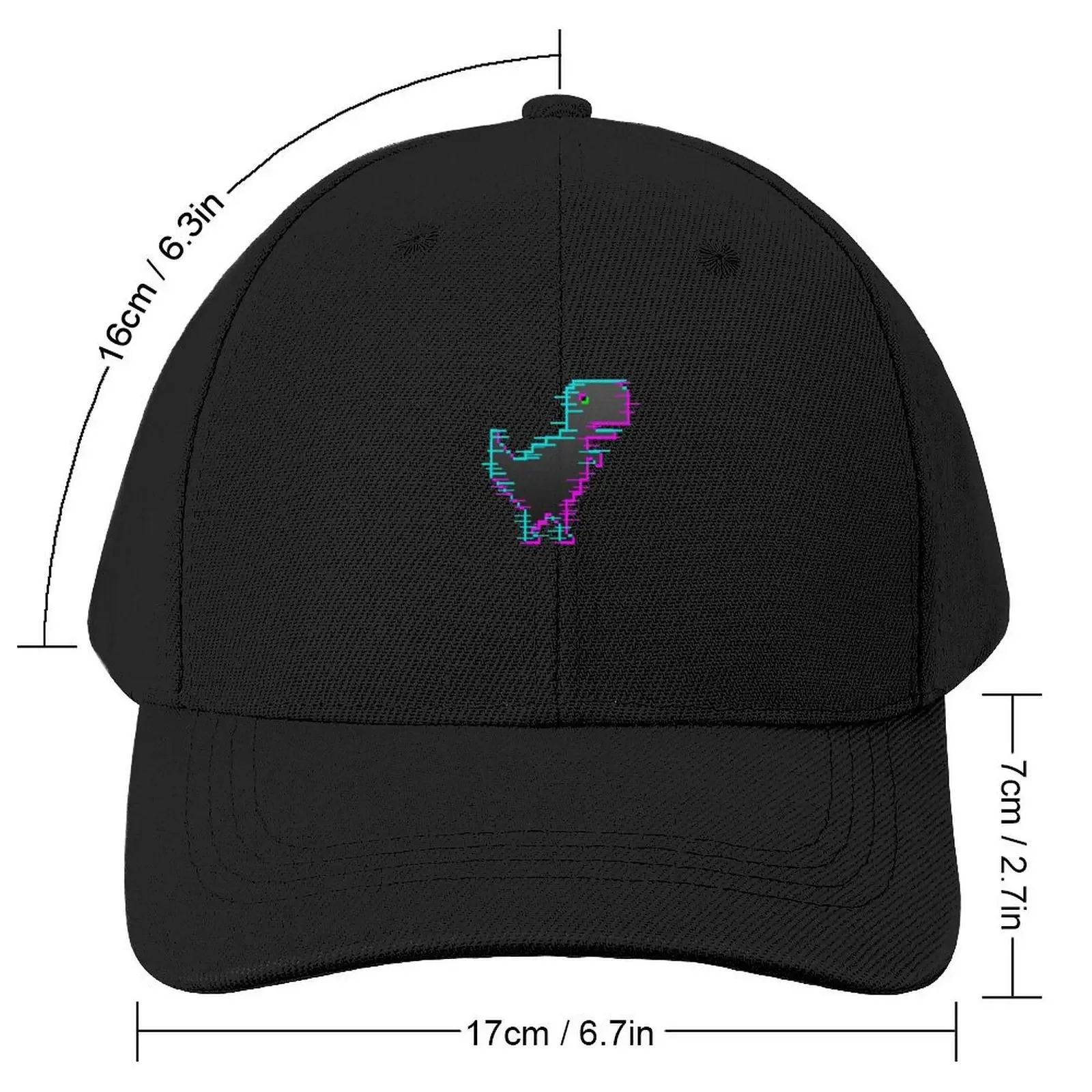 No Internet Trex Google Dinosaur Baseball Cap Anime Golf Vintage Custom Cap For Women Men's