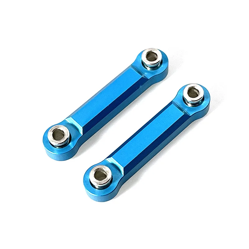 MJX 1/14 14301 14302 Metalowe części zamienne do układu kierowniczego - aluminiowy zestaw przednich drążków kierowniczych do samochodów RC, zamienne drążki kierownicze