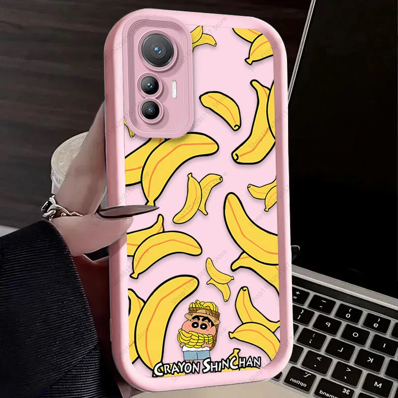 Lovely C-Crayon S-Shin-chan Case For Xiaomi Poco X6 X7 F5 F6 X5 X3 NFC F3 M6 Pro 4G Mi 13 12 11 Lite 5G 14 13T 12T 11T 14T Pro view 6