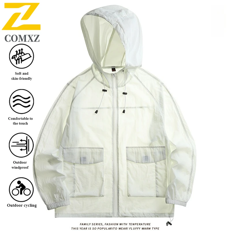 سترة EIAO للربيع والصيف للحماية من الأشعة فوق البنفسجية للرجال والنساء بعامل حماية من الأشعة فوق البنفسجية 50 + معطف جلد رقيق للغاية للتخييم في الهواء الطلق وصيد الأسماك #4