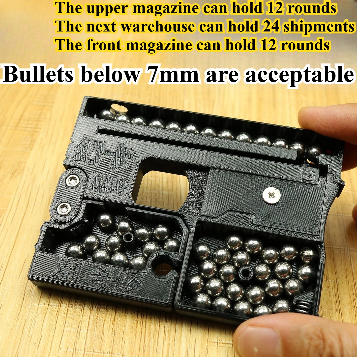 New Tactical Foldable Instant Rubber Band Shooting Toy Tool Outdoor High-power EDC Enhanced Version Hunting Tool Gift