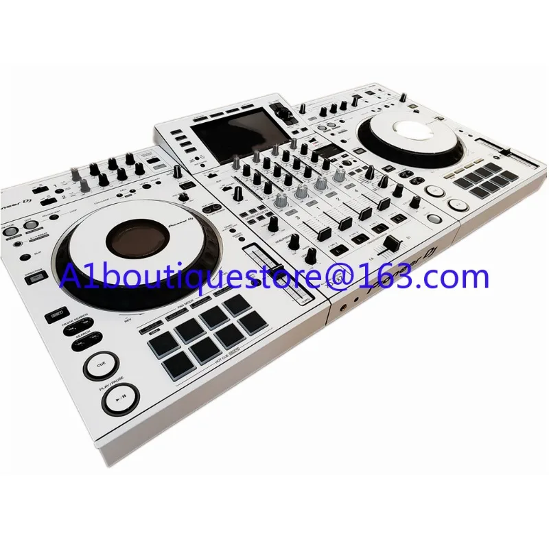 وحدة تحكم الفيلم Pioneer XDJXZ XDJ-XZ مشغل أقراص متكامل مغلق بالكامل من البولي كربونات المستوردة باللون الأبيض والفضي