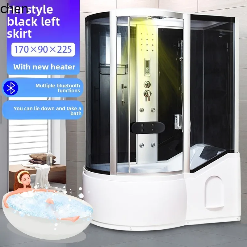 

LXC shower room integral bath room bathroom bathtub sauna steam bath room dry and wet separation