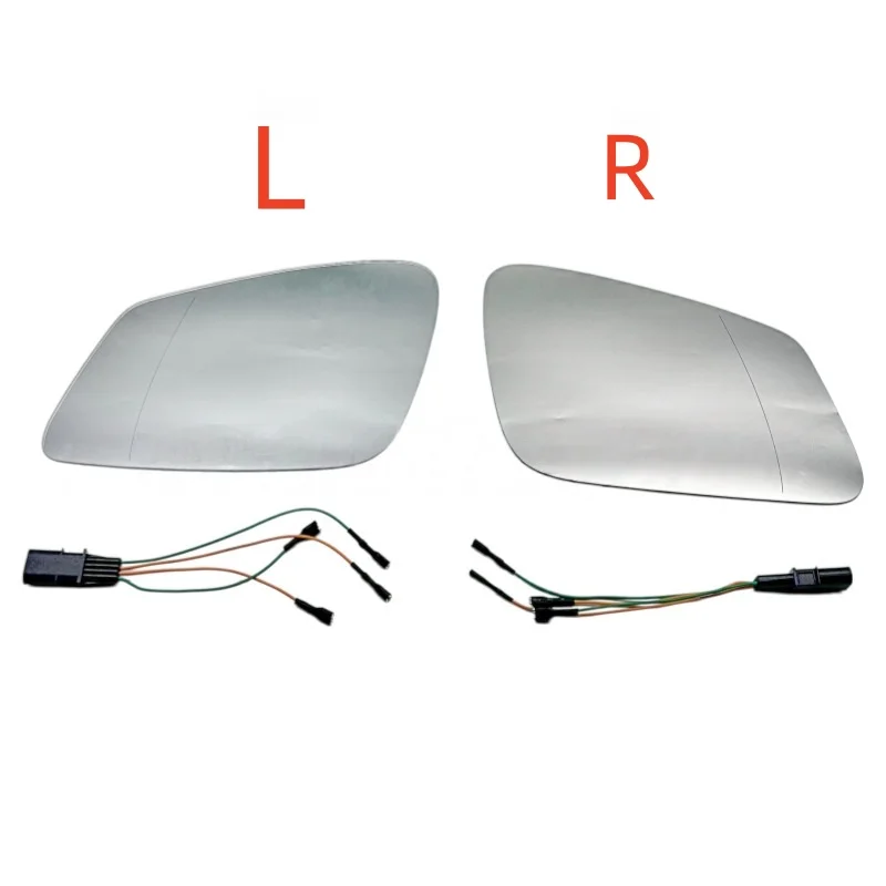 For BMW 3/5/6/7 Heated rearview mirror lenses and side mirror lenses Includes four plugs and wiring harness.