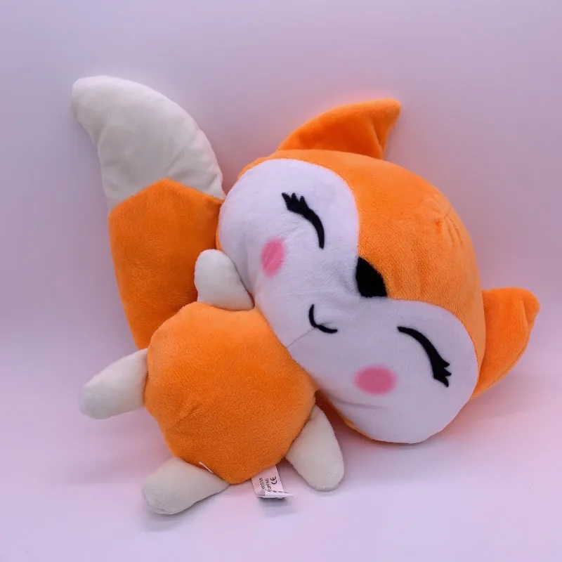 23cm Cartoon Animal Fox Plush Toy Soft Stuffed Orange Small Fox Doll Big Tail Fox Plushie Toys For Girls Birthday Christmas Gift