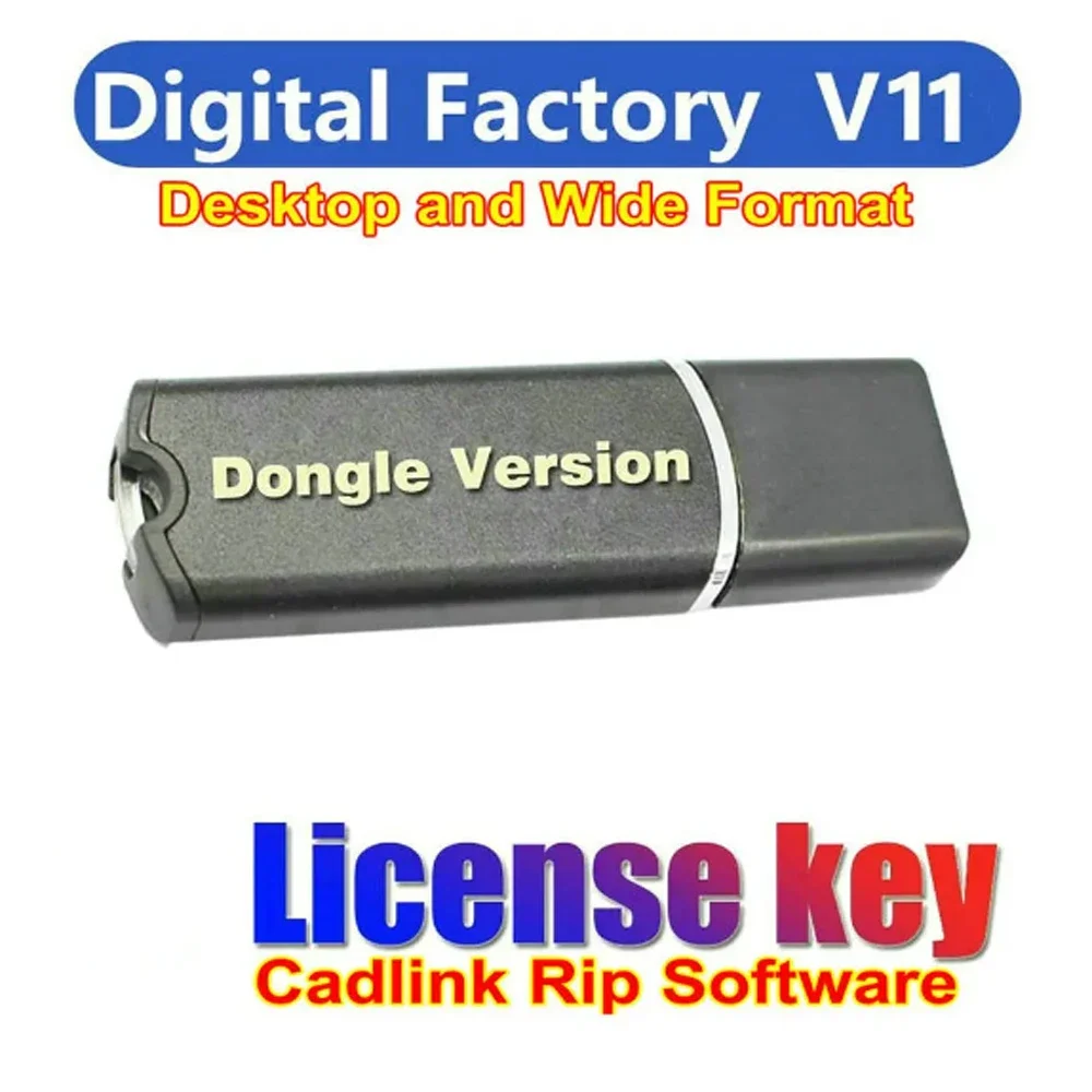 CADlink 11 디지털 팩토리 V11 DTF 소프트웨어 RIP 동글, 엡손 8550 L1800 4900 7890 9890 P5000 P6000 P7000 P9000 용 USB