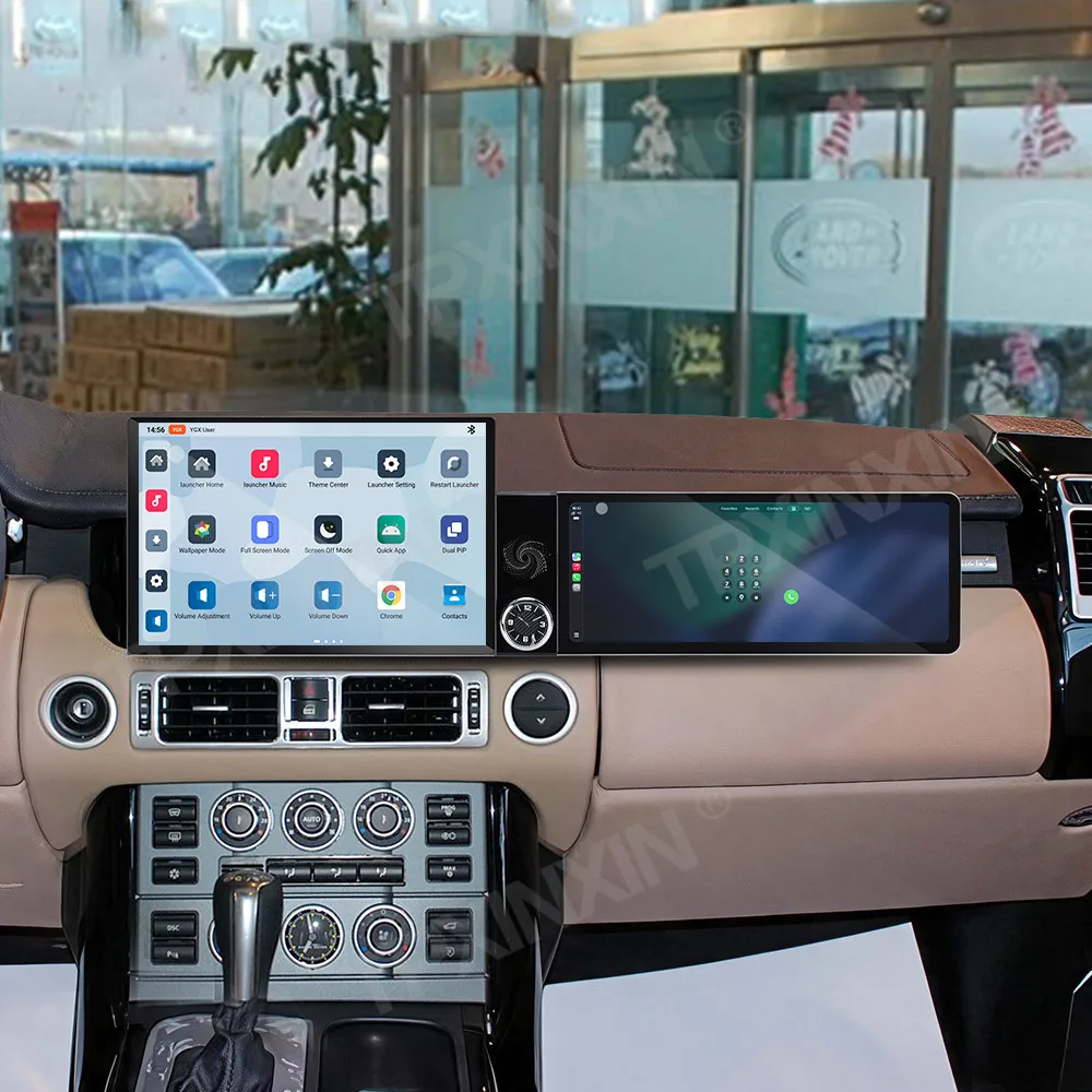Different Type Dual Screen Car Radio For Range Land Rover Vogue 2003-2004 Car Multimedia Video Player GPS Navigation Carplay