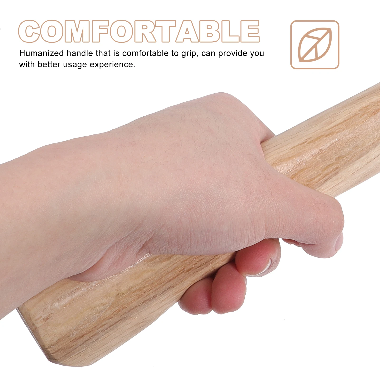 

1 set Camp Axe Replacement Sturdy Wooden With Wedge Durable Wood Grip Outdoor Camping Hatchet Repair Fitting Antiskid Set Wood