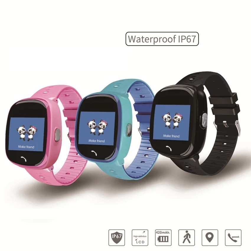 

Anti Lost Child Watch GPS Tracker SOS Smart Monitoring Positioning Phone IP67 waterproof HW8 Kids GPS Watch PK Q528 Q90