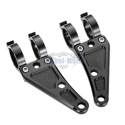 M8 Universal Motorcycle Headlamp Holder Adpater Headlight Mount Bracket For Honda Suzuki Yamaha Harley 50mm/52mm/54mm/55mm