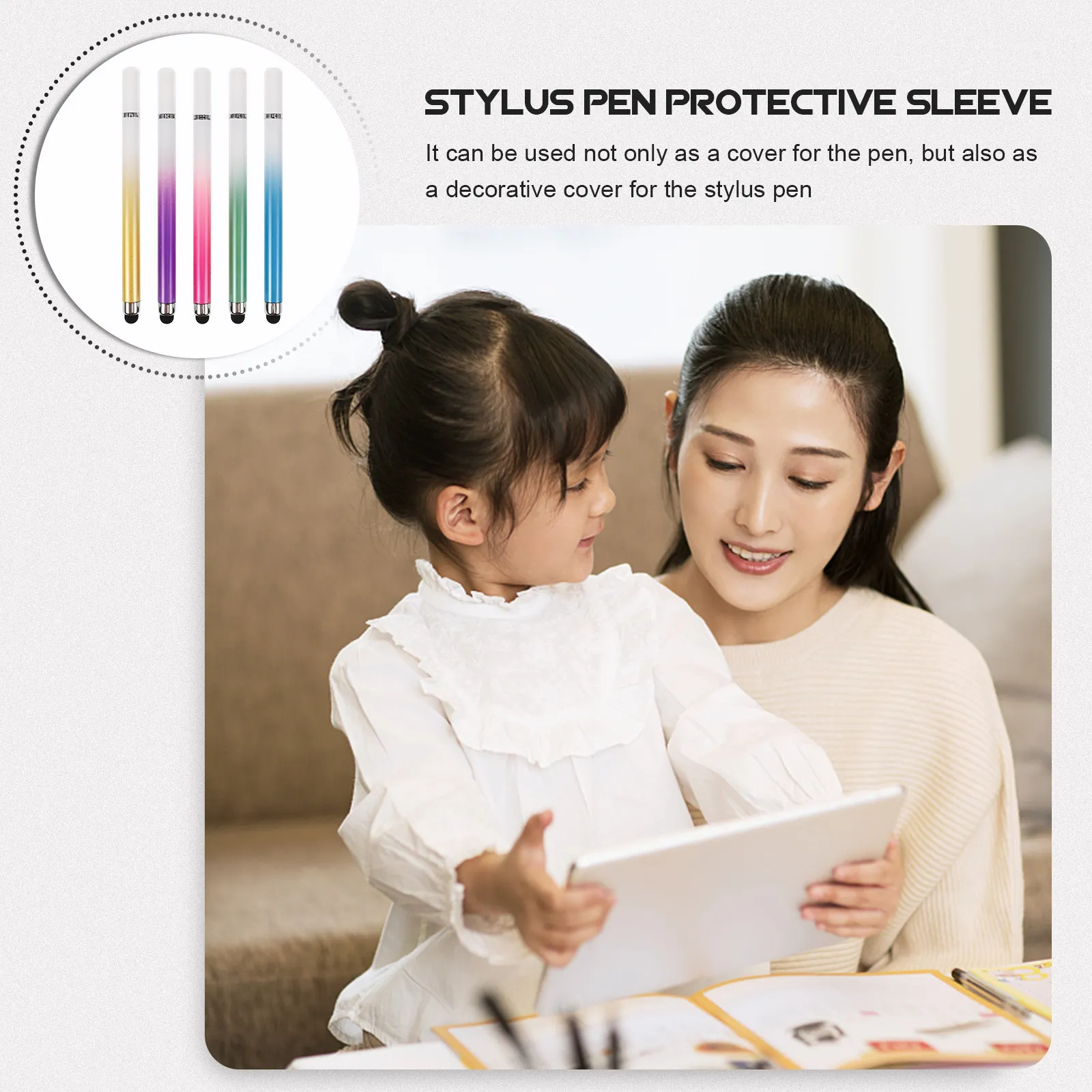 

10Pcs Aluminum Alloy Stylus Pen for Touch Screens Smooth Writing Experience Compatible with Most Tablets Phones Note Taking