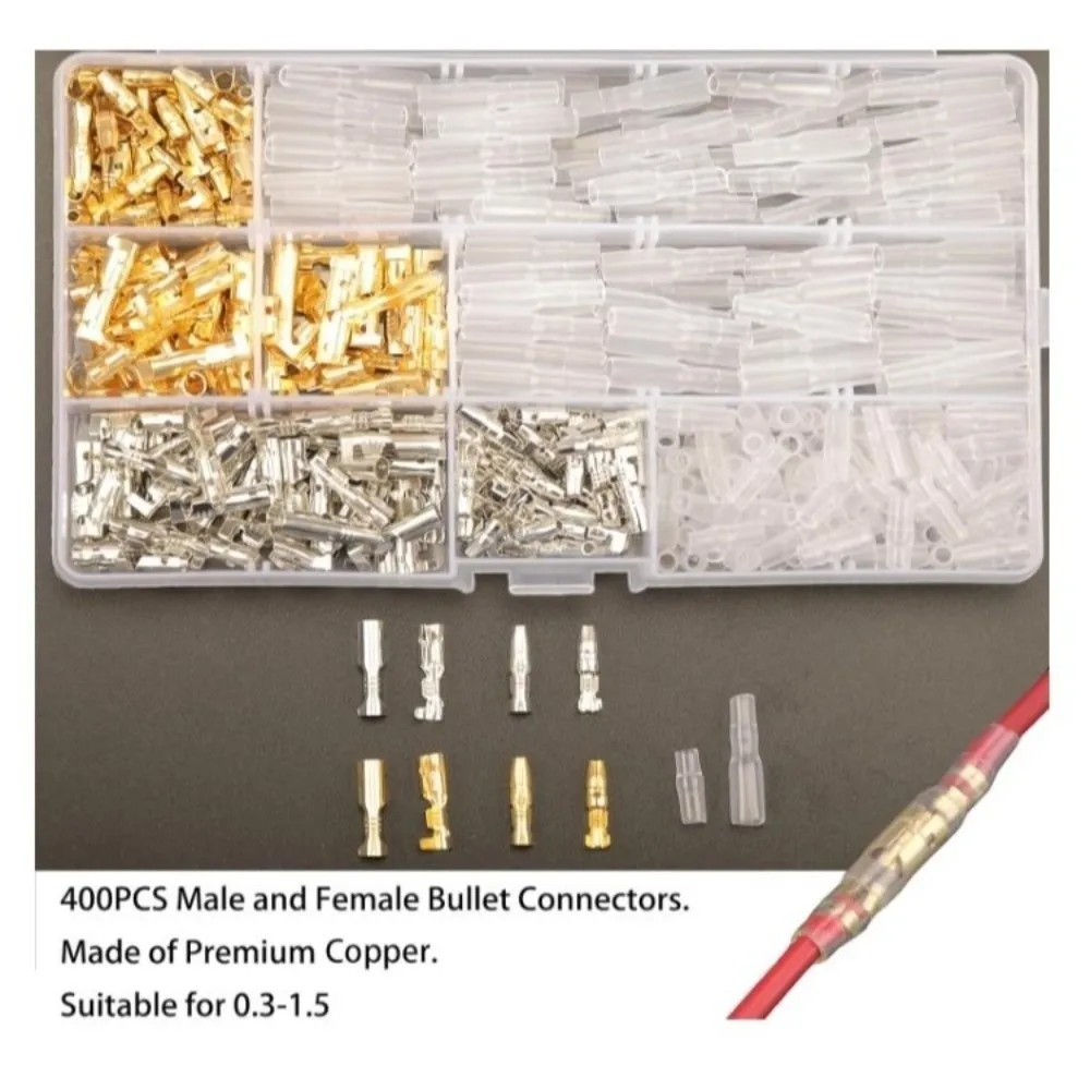 Tinplate Wire Terminal Copper Round Lug Cold Pressure Terminal Set Binding Post Sheet Terminal Electrical Terminals