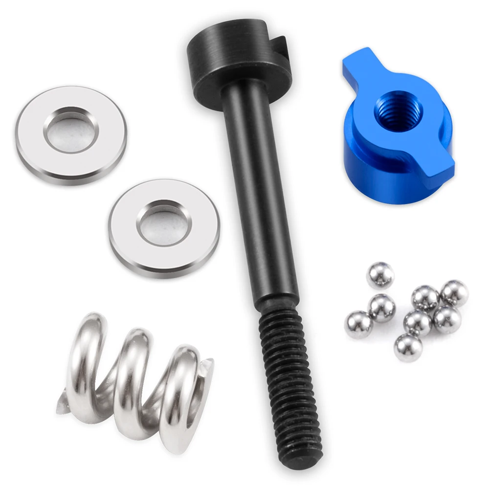 Conjunto de porca e parafuso diferencial de metal AXSPEED para Tamiya TD4 Buggy 1/10 RC Car Upgrade Parts Acessórios