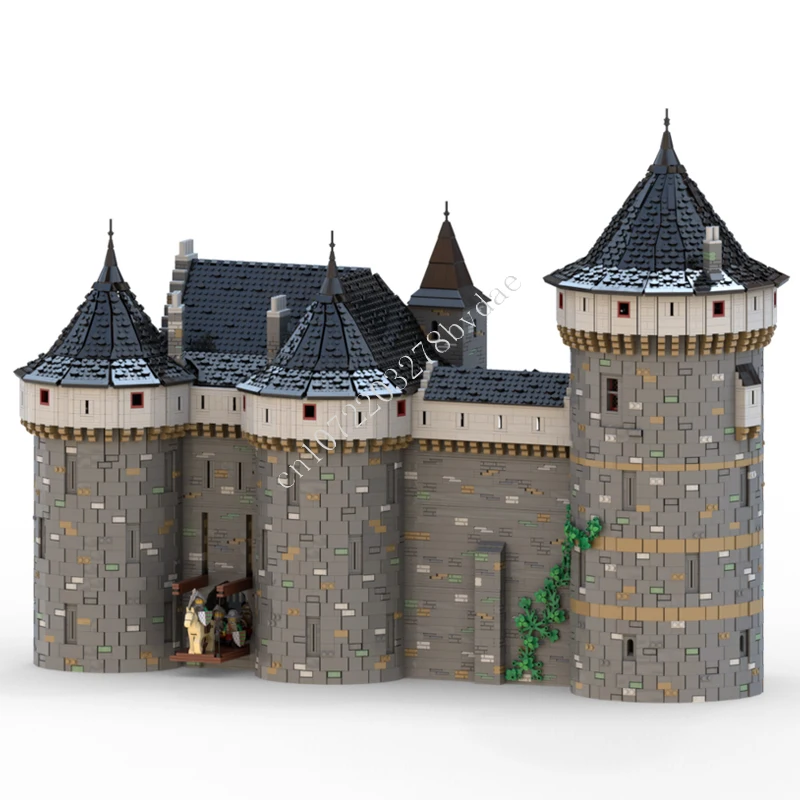 10078PCSThe DONJON - Part 2 MOC Creative street view DIY Building Blocks สถาปัตยกรรมการศึกษาประกอบของเล่นของขวัญ