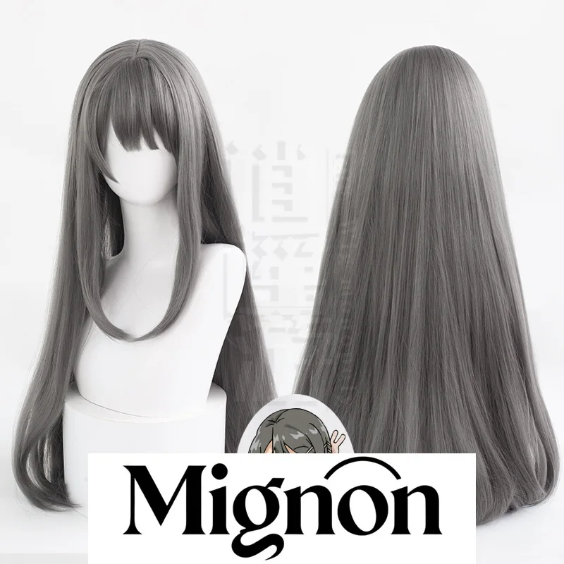 Rascal Does Not Dream of Bunny Girl Senpai Mai Sakurajima Cosplay Wig Simulation Scalp Halloween Gift