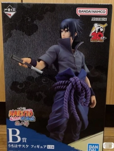 BANDAI Ichiban Kuji Naruto Shippuuden: Kizuna Drive Uchiha Sasuke 20th Anniversary Figure Prize B Anime Action Figure Model