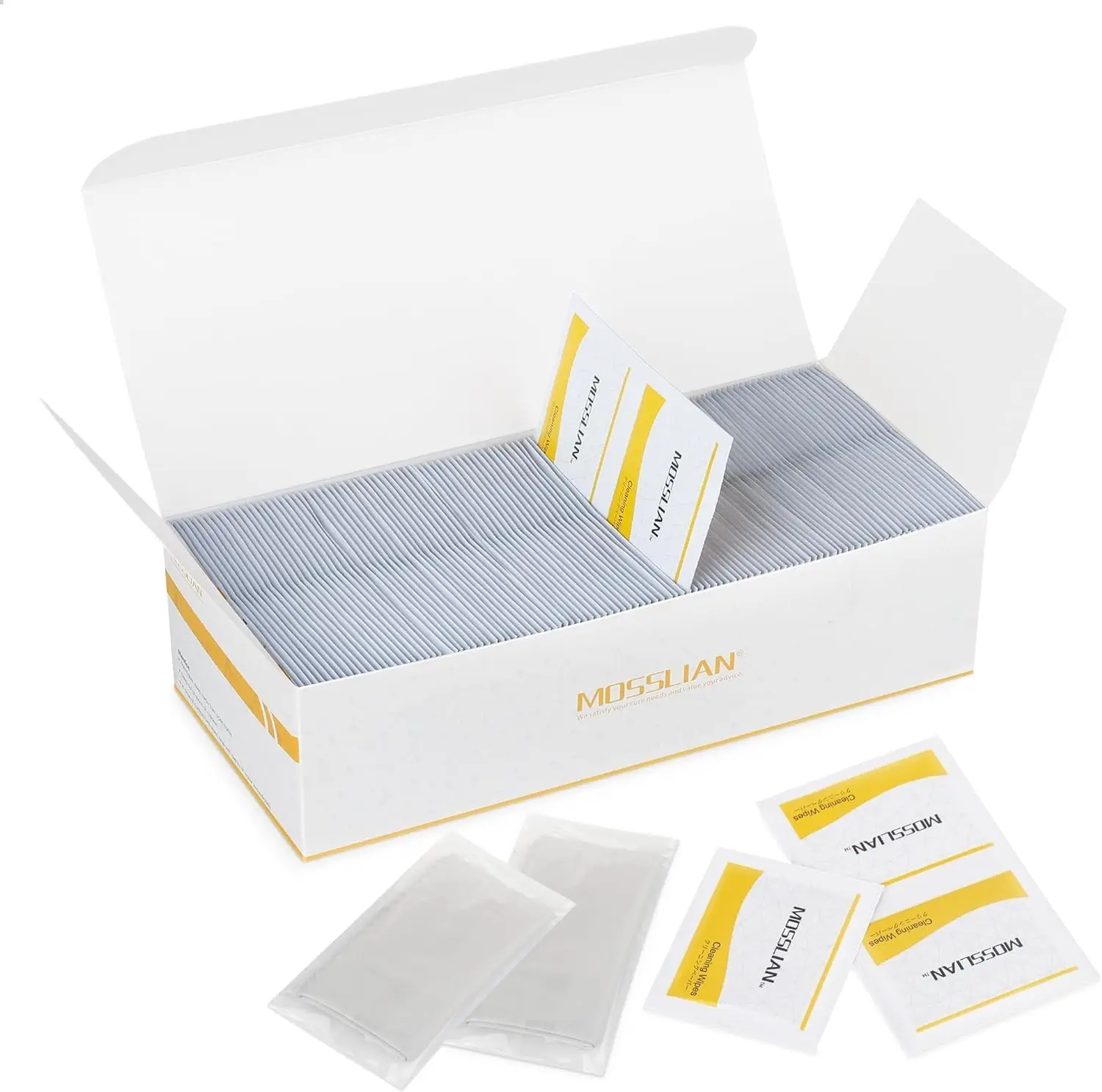 

200 салфеток для чистки слуховых аппаратов, индивидуально упакованные, для слуховых аппаратов, ушных вкладышей, наушников и многого другого