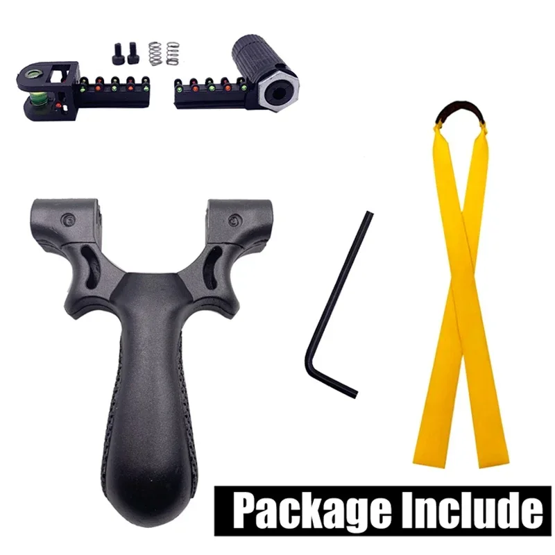 New Slingshot Quick Press Laser Infrared Hunting Launcher Sport Thickened Flat Rubber Band Outdoor Sports Catapult New Toys