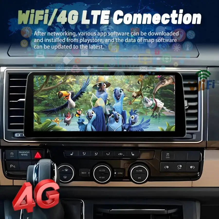 Picture 5: 12.3inch For VW Caravelle 6 T6 2015-2020 2Din Radio Stereo Screen Android 14 GPS Multimedia Carplay Head Unit Car Video Player