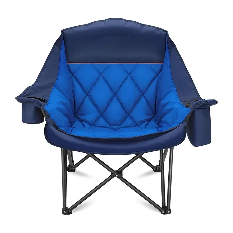 Outdoor folding chair Lazy moon  Portable field camping table and  Leisure oversized back