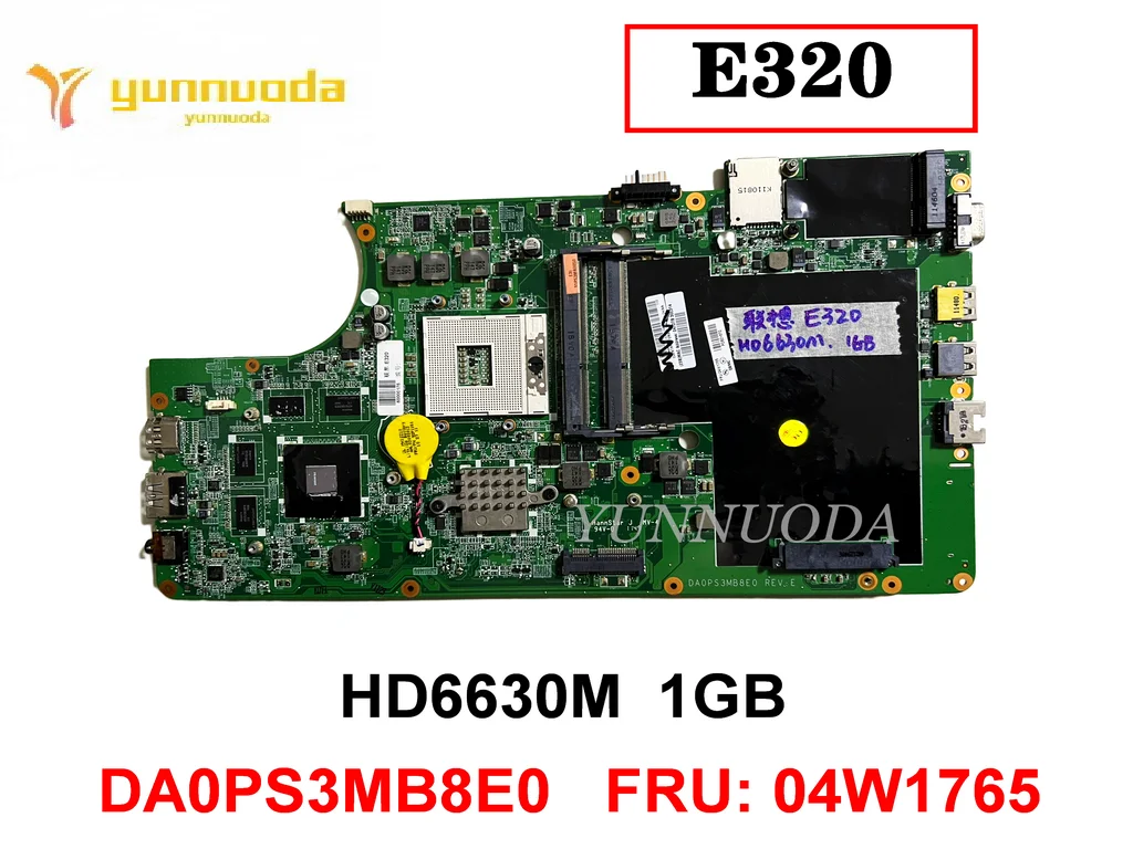 

Original For Lenovo ThinkPad E320 Laptop Motherboard HD6630M 1GB DA0PS3MB8E0 FRU 04W1765 Tested Good Free Shipping