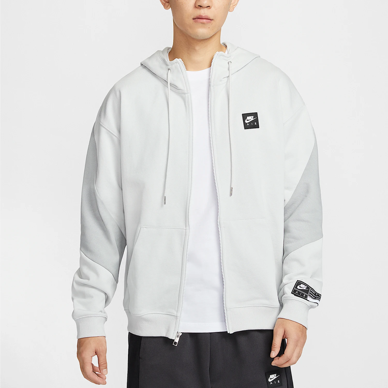 

Официальная мужская осенняя новая легкая флисовая теплая куртка Nike с капюшоном HJ0637-009