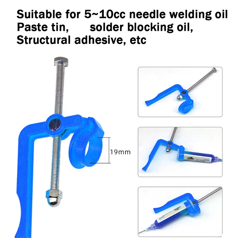 

2X Solder Paste Glue Extruder And Welding Oil Propulsion Tool With 1-Piece Molding-A98U