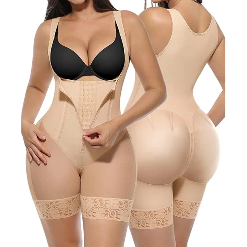 

GUUDIA Tummy Control Faja Bodysuit Waist Snatched Fajas Bodysuit Hourglass Body Suit Colombianas Butt Lifting Fajas Shapewear