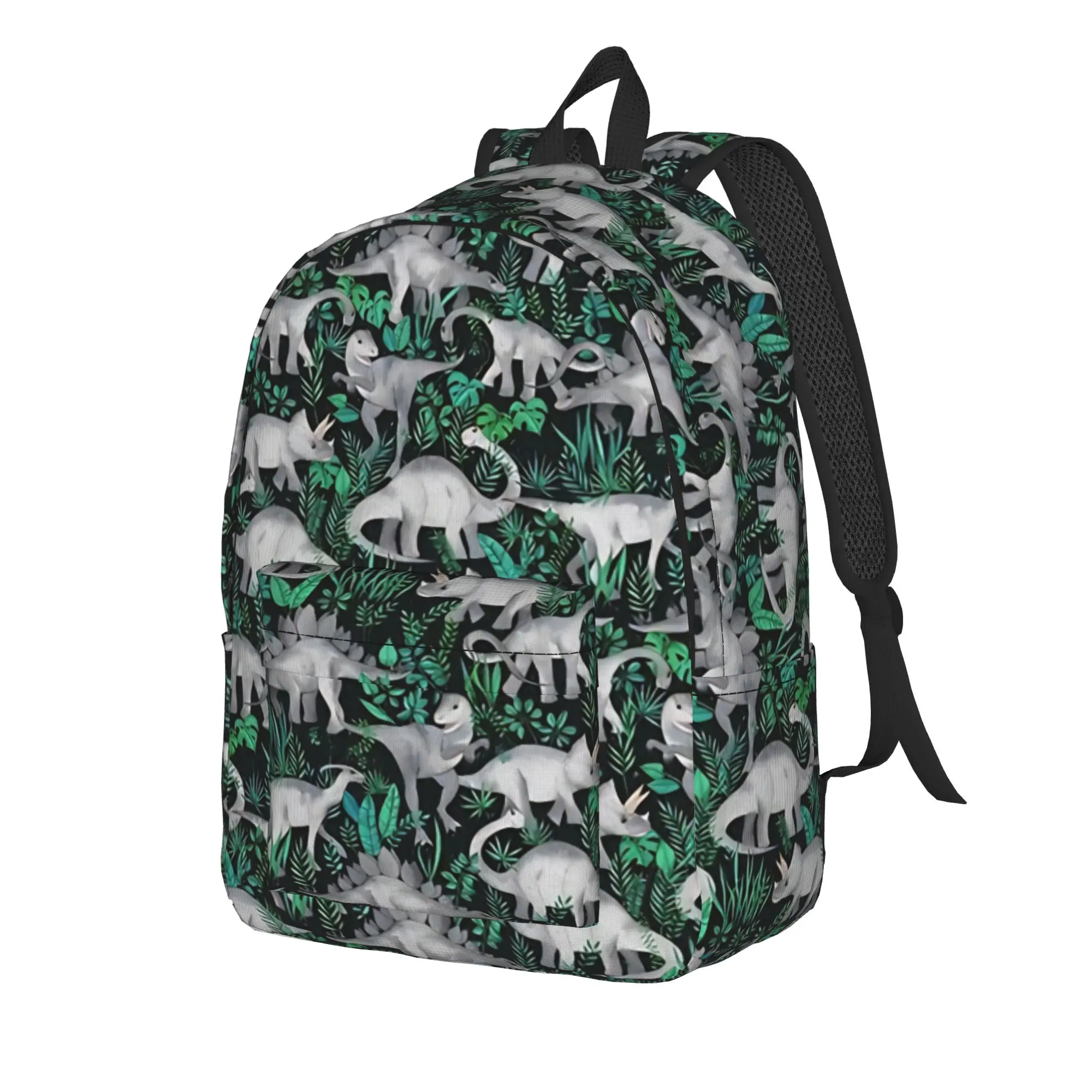 Dinosaur Jungle Backpack  Travel Backpacks Women Men Casual School Bags Designer Lightweight Rucksack