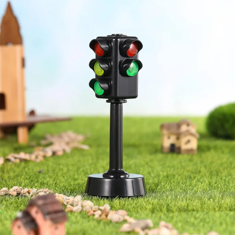 ألعاب الأطفال، مركبات السيارات، أضواء المرور على الطرق، أضواء إشارة المرور متعددة الوظائف، نموذج ألعاب التعليم المبكر