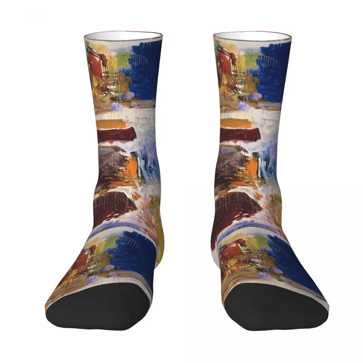 Носки мягкие всесезонные с принтом «Художественная работа»