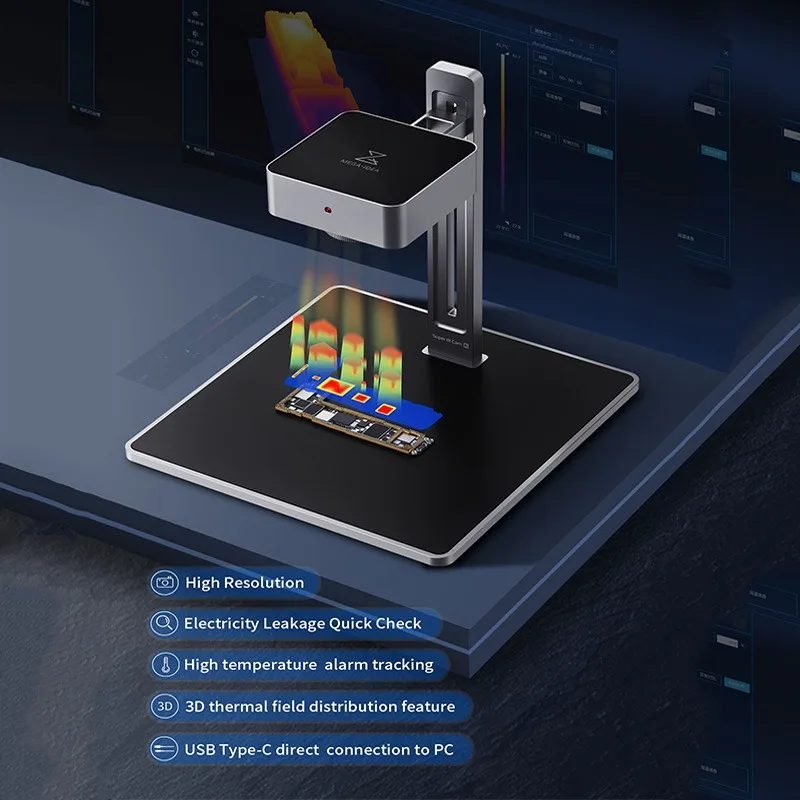 Qianli MEGA-IDEA Super IR Cam 2 3D PCB Short Circuit Quick Diagnosis Motherboard Infrared Thermal Imaging Analyzing Camera