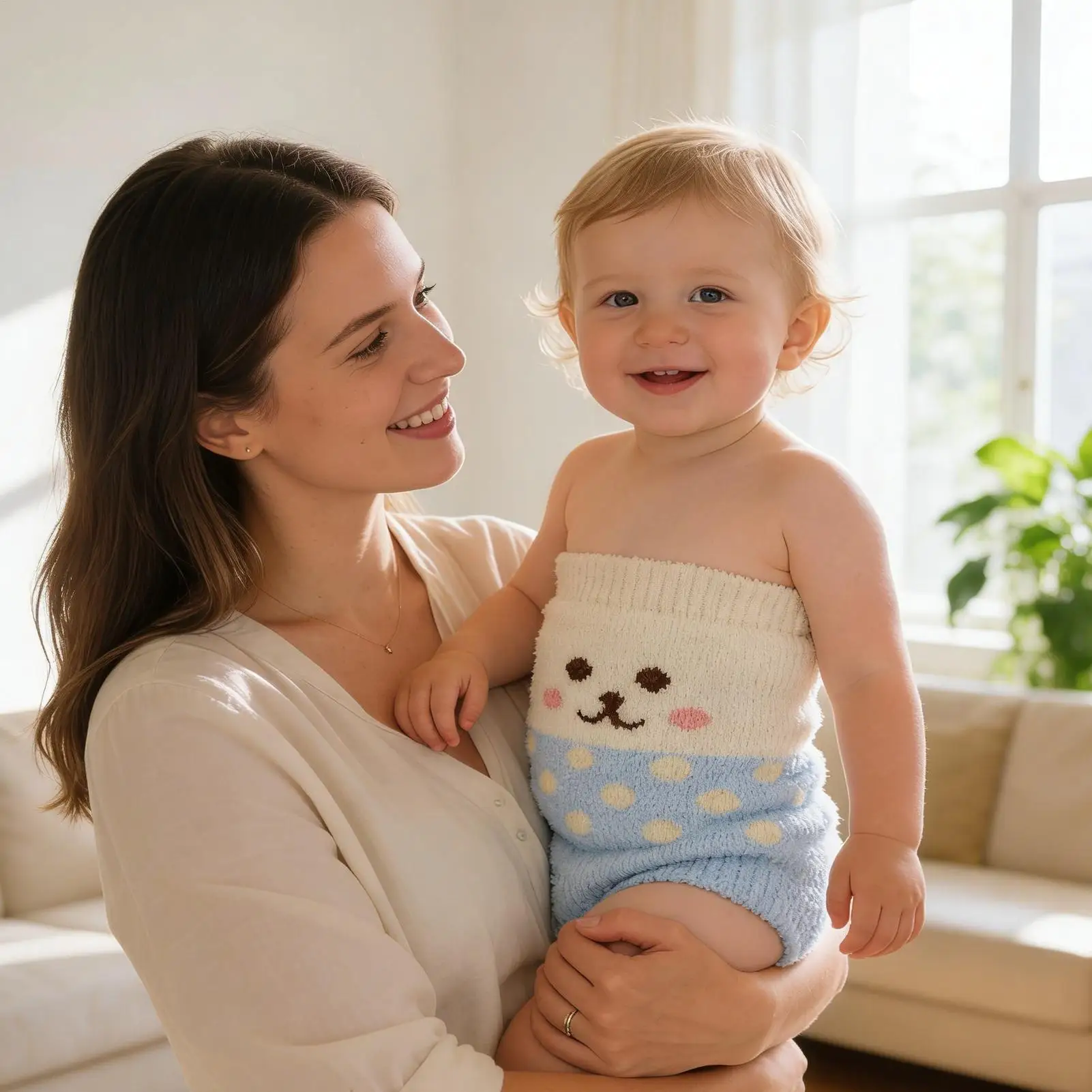 

Kids Belly Button Wrap Cute Plush Thermal Waist Support Winter Waist Support Belly Wrap For Relief Comfort Cold Weather Indoor