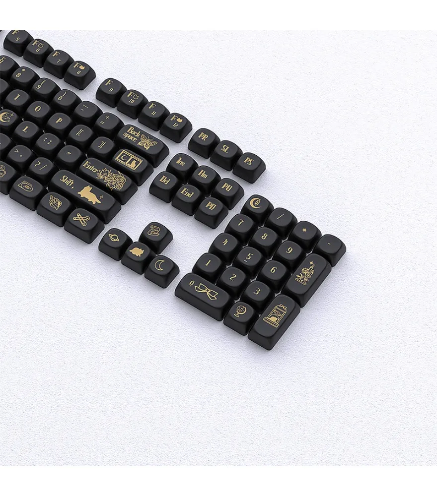 

End of time keycap MOA sublimation 131 key magnetic axis DIY small full set of PBT customization
