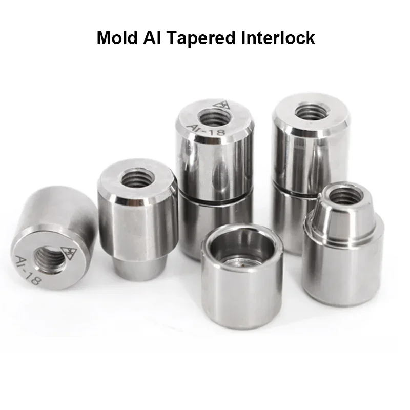 

2PCS Tapered Interlocks Plastic Mold Parts Positioning Tapered Lock Pins Round Locating Units