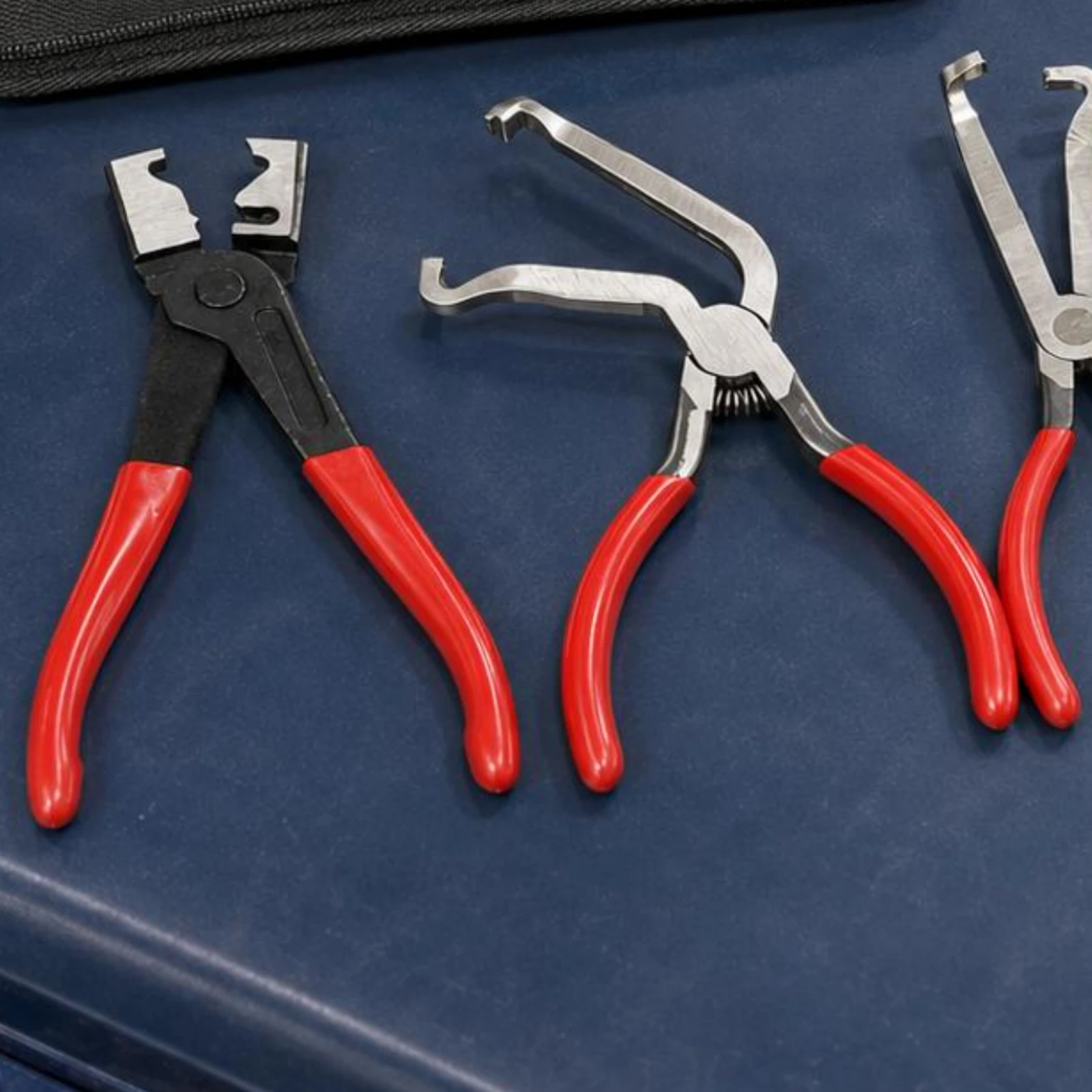 Specialty Pliers Kit with Carrying Case Ergonomic Mechanic’s Tool Set Pliers Assortment for Household Auto Maintenance