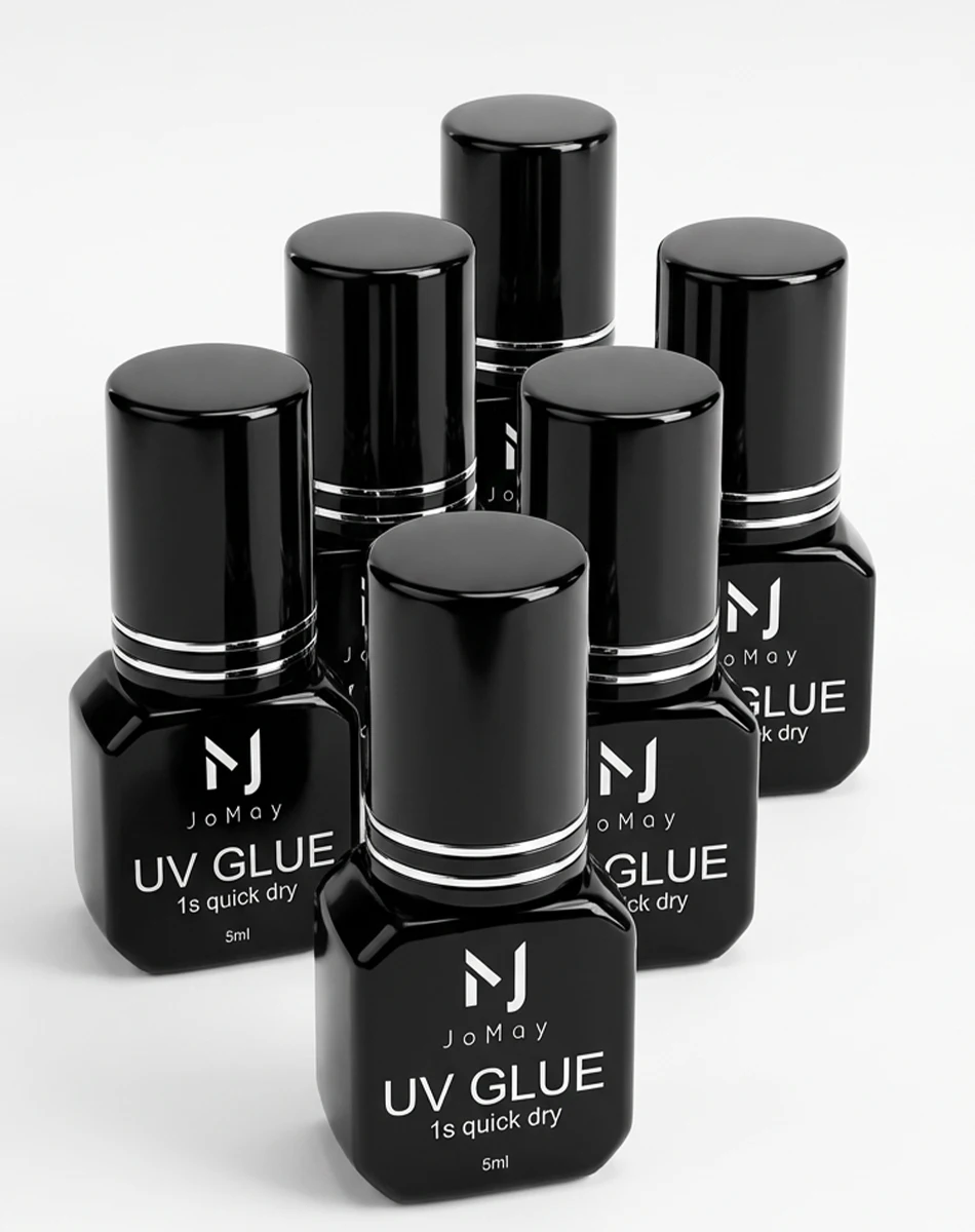 JOMAY UV-Kleber für Wimpernverlängerung 0,1s Schnelltrocknend Starker Halt Geruchsarm Nicht Reizend Klebstoff für Salon-Wimperntechniker – Detail 8