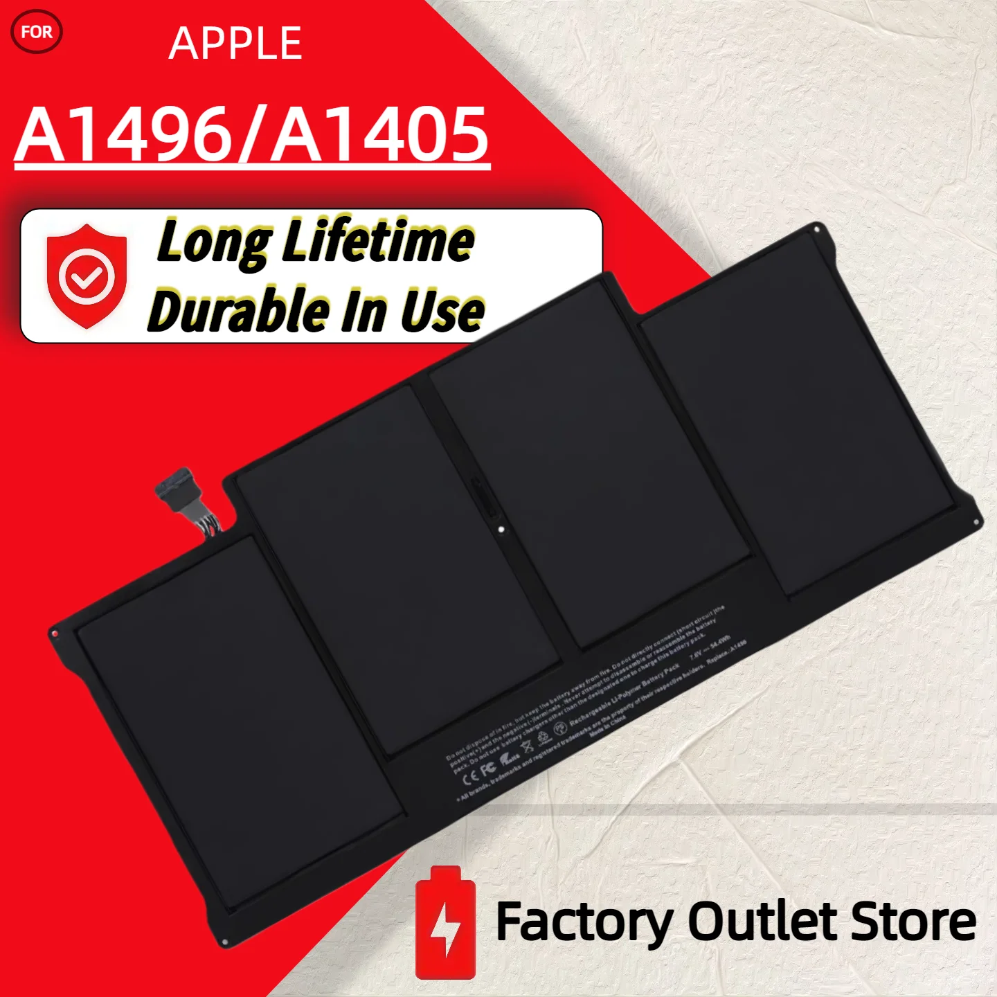 

Wholesale And Retail❗❗❗ A1496 A1405 A1466 Battery For Apple MacBook por 13" 2012/2013/2014/2015/2017 MD760LL/A MD761CH/A