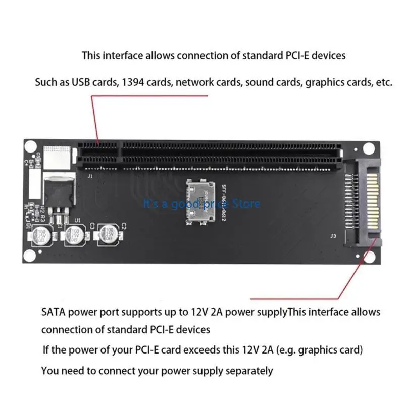 NVMe M.2 SSD To PCIe X16 Adapter Expansion Card PCIe Riser Card for GPU