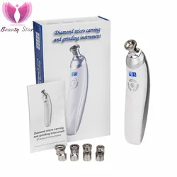 Máquina portátil de microdermoabrasión de diamante para eliminación de espinillas, limpieza de acné, rejuvenecimiento de la piel, herramienta de SPA Facial para el hogar