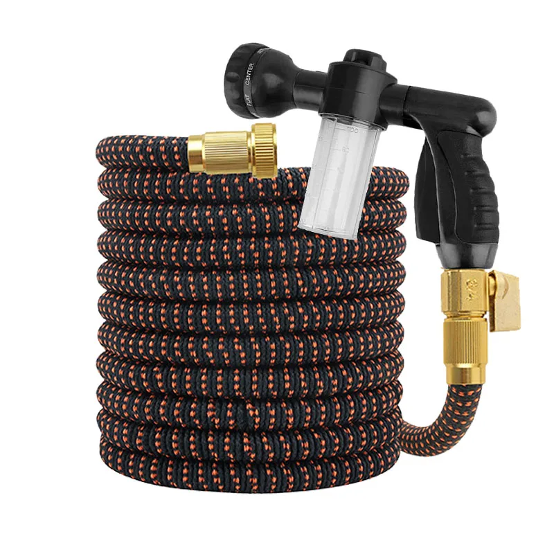 Flexible Magic Water Hose Foam Sprayer Gun For Car Washing Garden Watering
