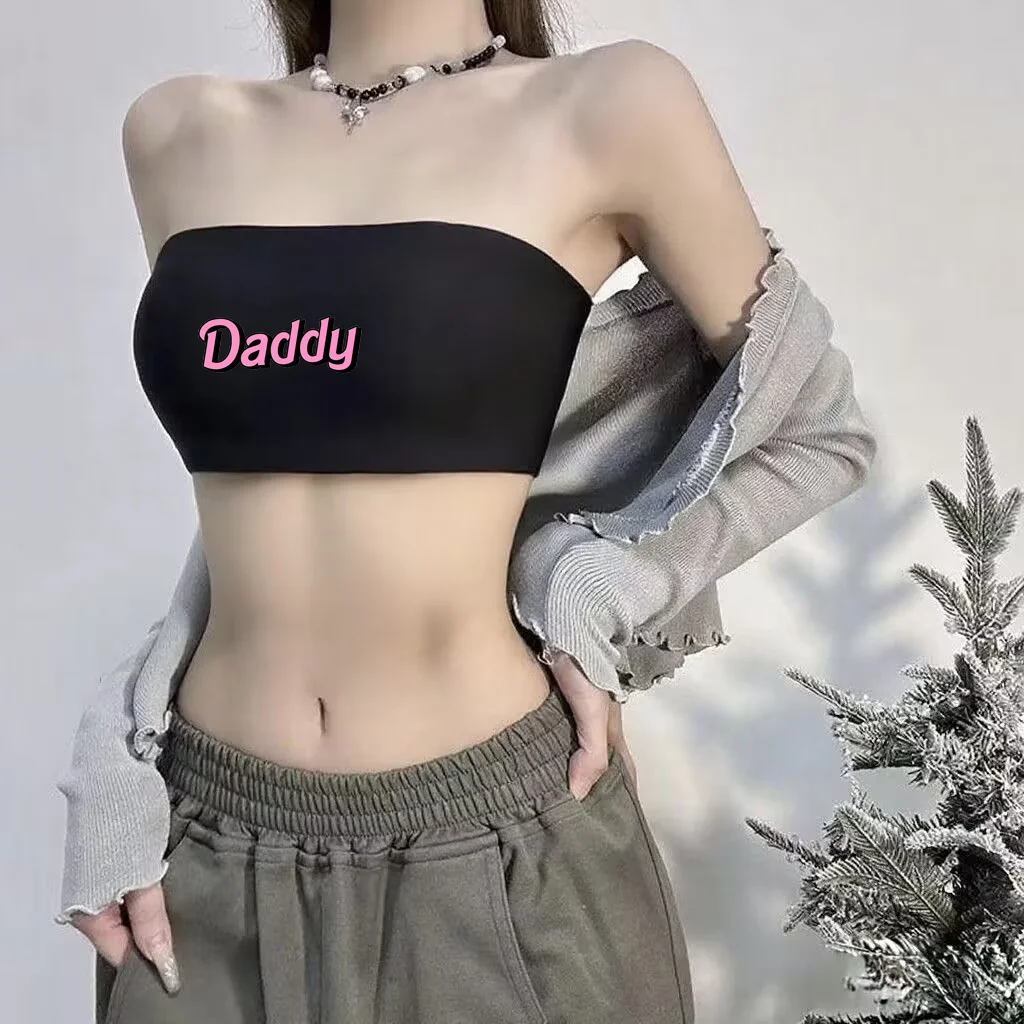 Strapless Bandeau Seamless Bralettes Stretchy Non Padded Tube Bra for Women